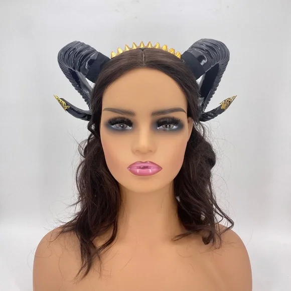 Unlisted | Accessories | Gold Spike Horn Cosplay Headband  display picture 2